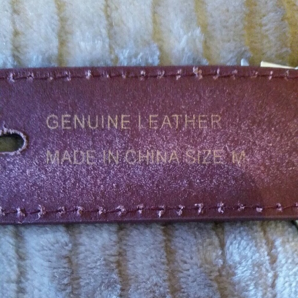 Leather Suede Belt - Picture 3 of 5